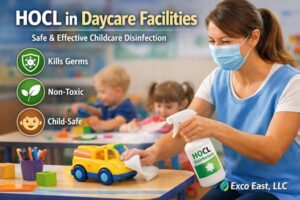 HOCL in daycare facilities