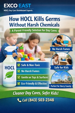 How HOCL Kills Germs Without Harsh Chemicals: A Parent-Friendly Explanation